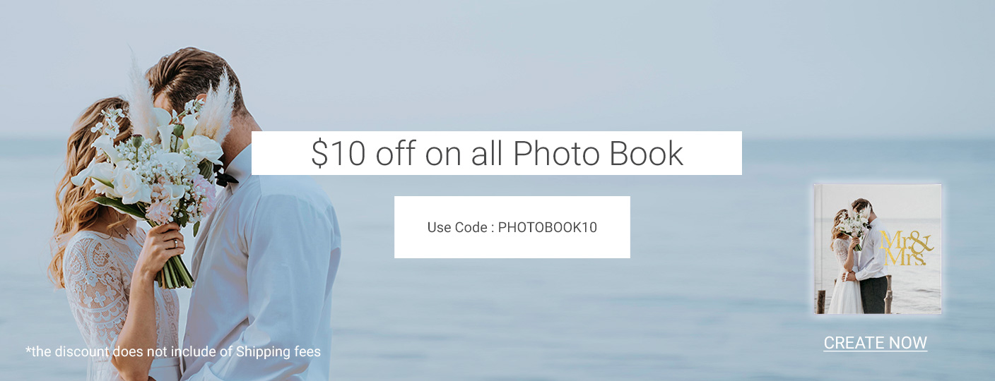 Wedding and Boudoir Photo Book sale with $10 off