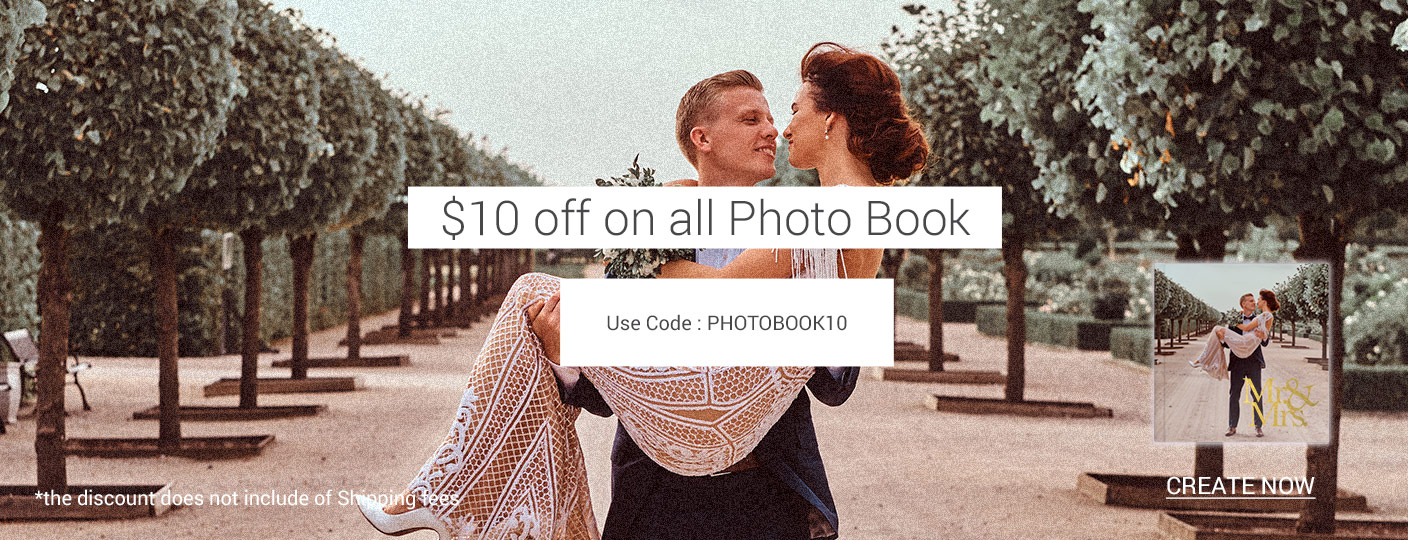 Wedding and Boudoir Photo Book sale with $10 off