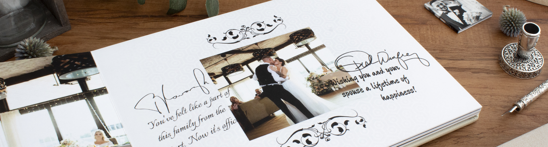 Premium Wedding Guest Book Frame