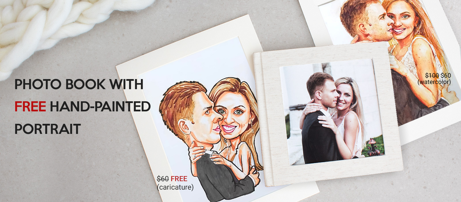 We recreate you in watercolor for Free