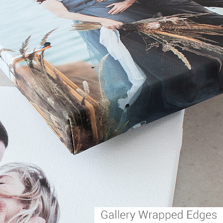 canvas product gallery wrapped edges