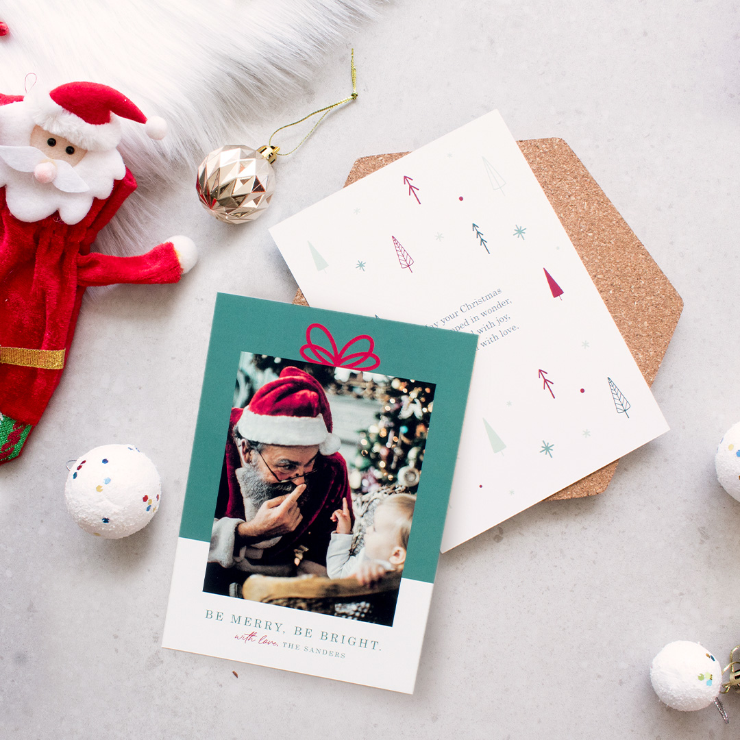 Modern Christmas Photo Cards