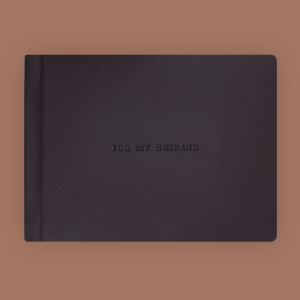 for my husband photo album leatherette cover anniversary gift romantic keepsake memory book