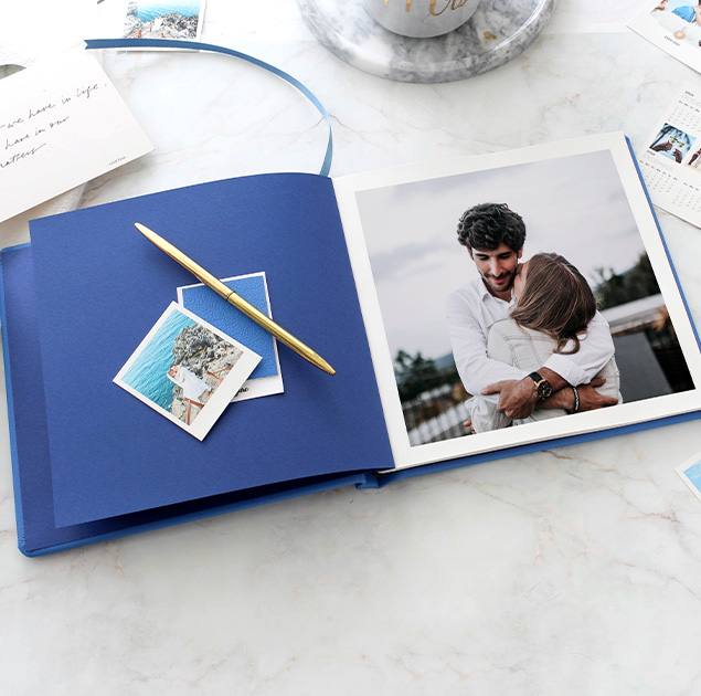 custom photo book for couples hardcover photo album with instant prints