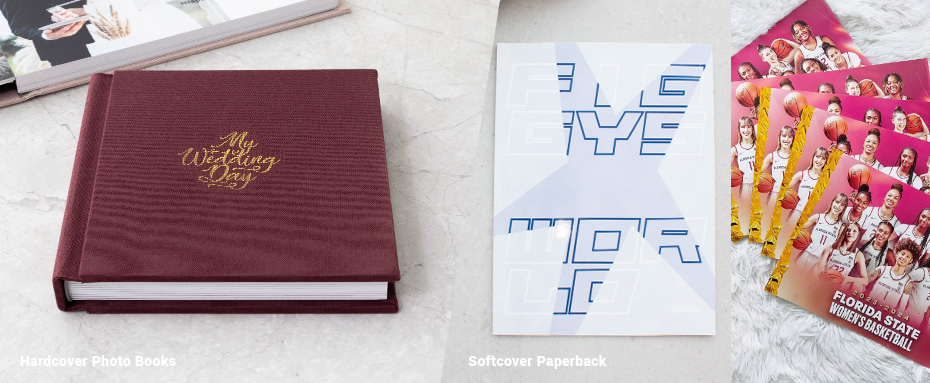 hardcover photo books softcover paperback custom sports team photo book