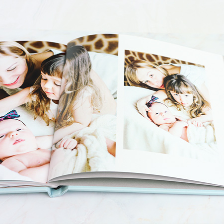 how to create a timeline themed Mother’s Day photo book2