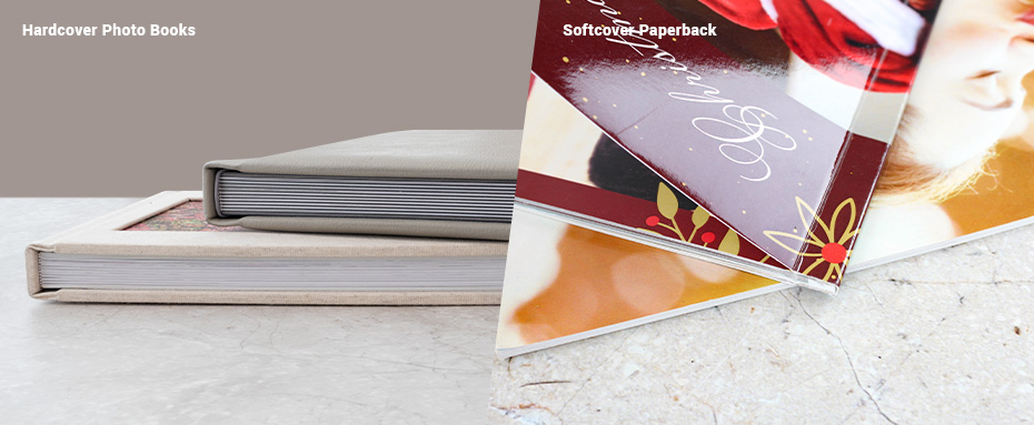 layflat hardcover photo books vs glossy softcover photo paperbacks for custom gifts