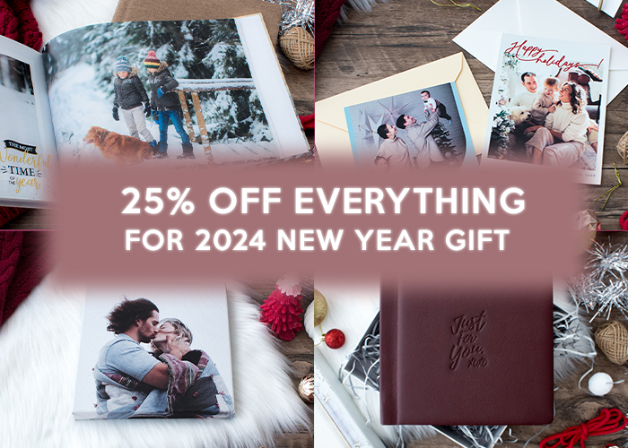 25 Discount Coupon On Photo Books New Year Gift 2024   2024 New Year Gift Sale Cat@2x 